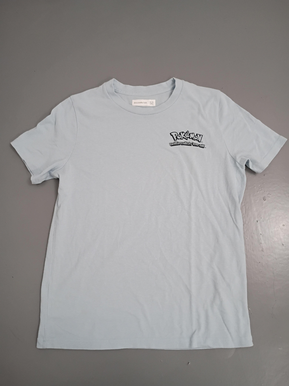abercrombie kids Light Blue Pokémon Graphic Tee